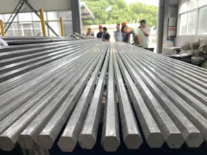 Cold Drawn 12L14 Steel Bar Y15Pb Dia 16mm/19mm/22mm/25mm Leaded Bright Free Cutting Steel HEX Bar