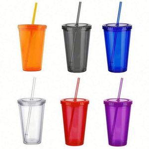 Food-Safe Anti-Corrosion Double-Walled Transparent Portable Water Cup - Product Image 1