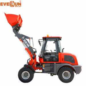 Chargeuse sur pneus articulée compacte de 1,6 tonne, mini-chargeuse 4x4 avec attache rapide pour une utilisation agricole polyvalente - Product Image 6