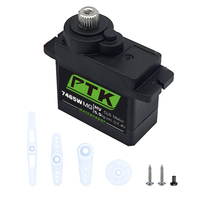 Servomoteur numérique PTK 7465W MG 9g 1/8 étanche 180° 5kg à engrenages métalliques pour voiture RC à aile fixe