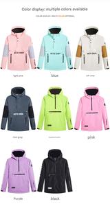 Combinaison de ski deux pièces imperméable pour femmes pour les sports d'hiver <span class=keywords><strong>salopette</strong></span> chaude de <span class=keywords><strong>neige</strong></span> en plein air avec costume de combinaison de <span class=keywords><strong>neige</strong></span> coupe-vent - Product Image 4