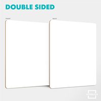 24 packs de mini tableaux blancs effaçables à sec double face de 9x12 pouces pour les étudiants et les enseignants en classe