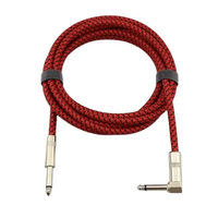 Câble pour guitare acoustique électrique 3M Câble stéréo 10FT Cord Adapter Amplifier Shielded Noise Reduction Bass Guitar Cable