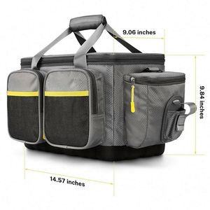 Échantillon Gratuit : Sac Organisateur de Moulinets de Pêche Surfcasting en PVC avec Porte-Canne pour Accessoires de Lancer Bassdash - Product Image 5