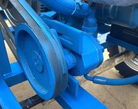 QIYUN machines 150m quatre roues plate-forme pneumatique nouveau forage de puits d'eau 100m forage hydraulique forage Machine pompe camion