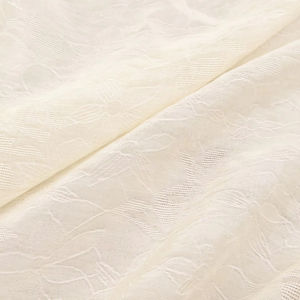 Agradable a la piel beige oscuro estampado floral jacquard Lino algodón Lino tela camisa <span class=keywords><strong>cheongsam</strong></span> falda tela - Product Image 1