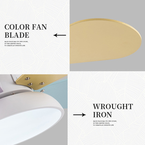 Điều khiển từ xa DC động cơ hiện đại 42 inch rắn bằng gỗ LED Home Nordic Trung Quốc quạt gió với ánh sáng - Product Image 5