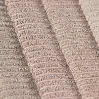 Tissu d'ameublement en velours rayé TengHui Factory Outlet avec dos en pongé pour la décoration de canapés et de meubles, style fille