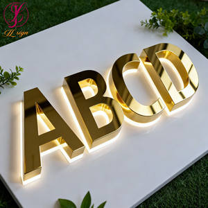 Lettres en bois rétroéclairées, lettres en acrylique, logo personnalisé, logo métallique, <span class=keywords><strong>panneau</strong></span> lumineux intérieur, adapté à la signalétique <span class=keywords><strong>de</strong></span> devanture <span class=keywords><strong>de</strong></span> magasin - Product Image 3