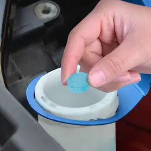 Aceitar personalização de comprimidos efervescentes de concentrado para limpeza de vidros de carros, limpador de para-brisa e lavadora de vidros