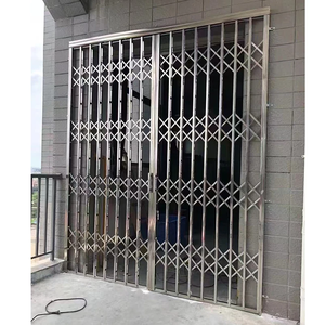 Offre Spéciale – Grille de Sécurité Pliante en Acier Inoxydable 304 Style Accordéon, Antirouille, Installation Facile, pour Magasin et Fenêtre (Antivol) - Product Image 1