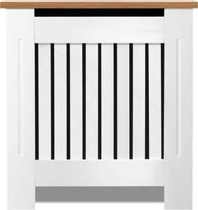 Gabinete de parrilla de madera MDF con listón vertical moderno cubierta de <span class=keywords><strong>radiador</strong></span> tradicional para muebles de sala de estar <span class=keywords><strong>blanco</strong></span> <span class=keywords><strong>pequeño</strong></span> - Product Image 2