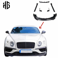 Kit carrosserie style ST CF, pare-chocs avant et arrière, jupes latérales pour Bentley Continental GT, conversion design ST, kit carrosserie en fibre de carbone.