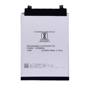 Batteria di sostituzione del tappo reale BL- 58ET per Tecno Pova 5 LH7N cellulare Smartphone batterie in fabbrica OEM personalizzate - Product Image 2