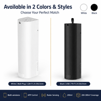 Diffuseur de parfum à détecteur de mouvement radar 200 ml, WiFi sans fil, application, 5 minuteurs, 300 m², USB, mural, hôtel, OEM, logo personnalisé