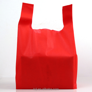 Bolsas de tela no tejida recicladas al por mayor para supermercado, bolsas de compras personalizadas, bolsas de transporte no tejidas - Product Image 2