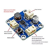 Module humidificateur ultrasonique 3-4.5V à tension large, double commande programmable, kit DIY