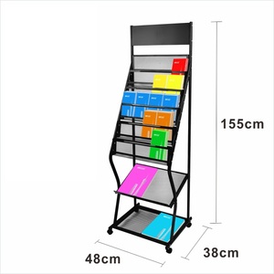 Trung tâm mua sắm điền trạm Tạp Chí hiển thị giá nước bằng chứng bên ngoài ngoài ngoài trời thư viện báo đứng hiển thị giá sàn - Product Image 5