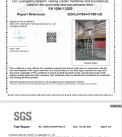 Plateforme mobile en aluminium, échafaudage empilable, 7 m, léger, portable, échelle d'échafaudage pour la construction d'entrepôts