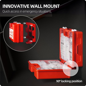 Ori-power DIN13157 Botiquín de Primeros Auxilios y Emergencias Multifuncional de Plástico ABS, Botiquín de Primeros Auxilios Montado en la Pared, Caja de Plástico - Product Image 6