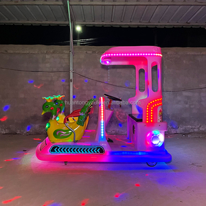 Nouvelle voiture tamponneuse lumineuse électrique licorne pour deux personnes <span class=keywords><strong>aire</strong></span> de jeux pour enfants parcs d'attractions en plastique extérieurs - Product Image 3