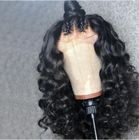 Perruques Frontales en Dentelle HD Vagues Souples, Cheveux Vierge Naturels, Produits Capillaires Humains pour Femmes Noires, Fournisseurs Économiques