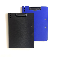 Portapapeles Plegable A4 Personalizado con Clip de Metal Inoxidable, Resistente al Agua, Ecológico, de Plástico PP Multifuncional