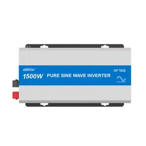 Epever Inverter Gelombang Sinus Murni Surya 1500W, Inverter Frekuensi Rendah Seri NPower 12 24VDC Hingga 120 220VAC Off Grid