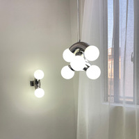 Lustre LED Électroplaqué Élégant, Lampe Suspendue Unique pour Salon, Chambre à Coucher, Décoration Moderne pour la Maison, Luminaire Suspendu