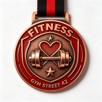Badges de récompense personnalisés en ruban coloré pour les événements olympiques et de championnat, sport olympique le plus facile à gagner une médaille d'or dans