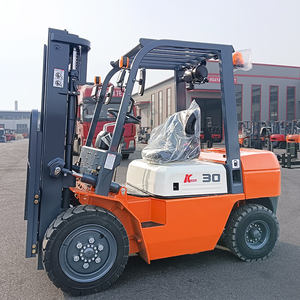 Cina fornitore Diesel carrello elevatore per interni esterni pavimentazioni su terreni accidentati Diesel transpallet per impianti di produzione - Product Image 3