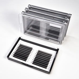 Extensiones de Pestañas Individuales LashPlus Deep Matte Black <span class=keywords><strong>Foxy</strong></span> Y 0.07mm, Profesionales, de Volumen, Pre-fabricadas, Tipo <span class=keywords><strong>Foxy</strong></span> YY - Product Image 4