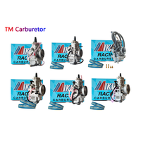 Karburator Motor TM 24 28 30 32 34 38mm Mikuni Flat Slide untuk Yamaha Honda Kawasaki Mesin Motor 2/4-Tak