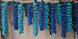 Set regalo aziendale: Tenda in girofano all'uncinetto fatta <span class=keywords><strong>a</strong></span> mano e personalizzata, stile Cottagecore e Fairycore, per finestra o porta, decorazione natalizia impermeabile - Product Image 4