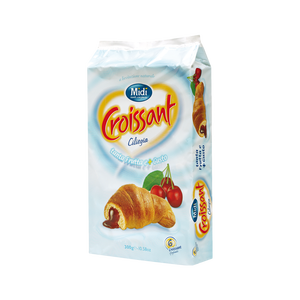 MIDI Frozen Fruity Croissant Fagiolati, Set de 6 Postres en Bolsa, G.300X12, Tamaño 0.3kg, Modelo 0301105, CASALINI SRL - Product Image 1