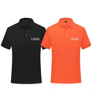 High-end quality 100% pique cotton men's polo shirts custom logo golf plain t shirts men cotton polo t shirts