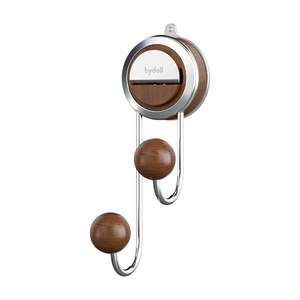 Suction Cup Hooks Double Hook 5kg Load Capacity Vacuum Sealed Wall Mounted Bathroom Hooks Traceless No Drill Installation - Product Image 4