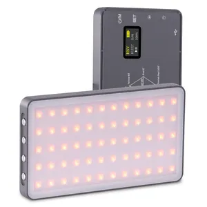工厂价格迷你专业摄影灯工作室摄影灯便携式面板可充电rgb led视频灯