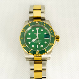 Montre automatique de luxe 40MM avec fond de boîtier en acier inoxydable, cadran en cristal saphir, luminescent et résistant à l'eau 5ATM - Product Image 4