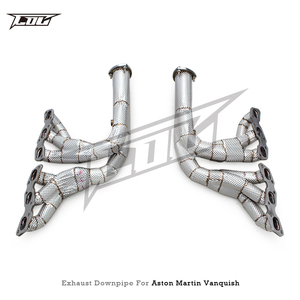 Sistema de escape de acero inoxidable BSK para <span class=keywords><strong>Aston</strong></span> <span class=keywords><strong>Martin</strong></span> <span class=keywords><strong>Vanquish</strong></span> V12 6.0L 2012-2016 colector de cabezales de tubo recto de coche de rendimiento - Product Image 6