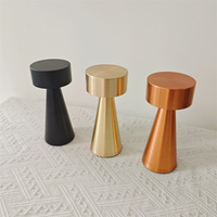 Lampe de table sans fil moderne rechargeable à commande tactile, alimentée par courant continu, pour restaurant, hôtel, table à manger