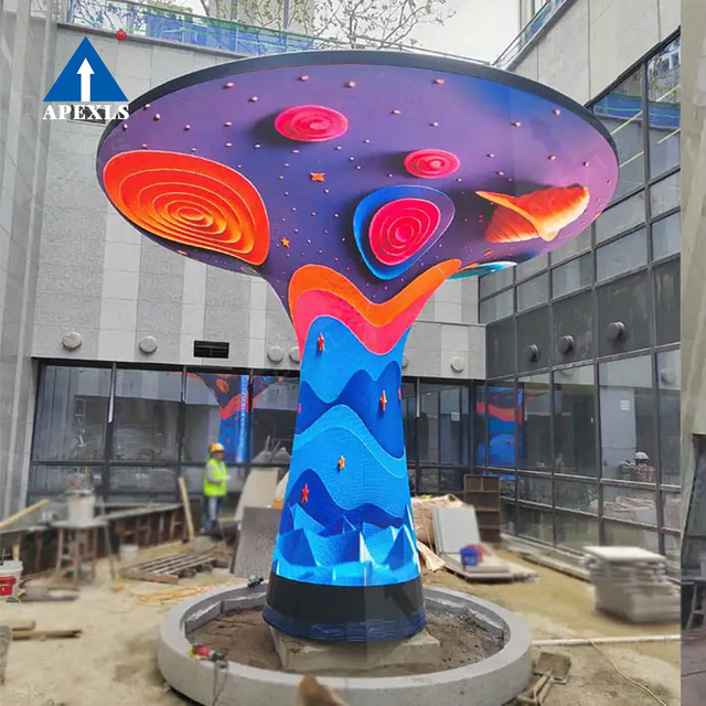 Newsroom Circular Curved Led Display Pantalla Indoor Flexible Exhibition Trade Show Screen Cylindrical Column Circle Video Wall