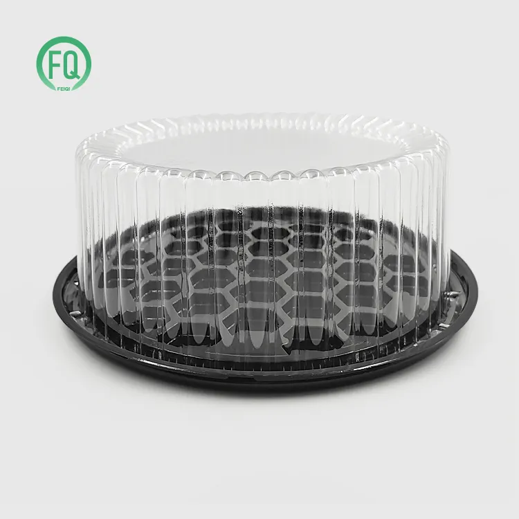 재활용 가능한 투명 케이크 상자 포장 파라 파스텔 케이크 돔