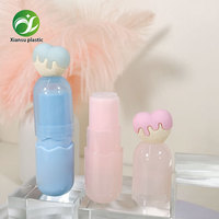 Conception populaire mignon dessin animé coeur crème glacée vide Unique liquide rouge à lèvres conteneur Mini baume à lèvres Tube cosmétiques emballage
