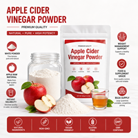 Poudre de vinaigre de cidre de pomme LongBio 5%-10% d'acide acétique, soluble dans l'eau, pour les gommes, les capsules, les boissons et les compléments alimentaires