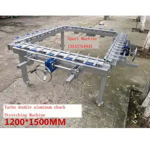 Автоматическая машина для растягивания шелкографии с двойным патроном для продажи