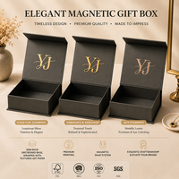 Boîte cadeau magnétique rigide en carton personnalisée en gros, emballage en papier pour bijoux de mode et cosmétiques