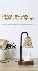 Lampe chauffe-bougie vintage en gros - Élégant diffuseur de cire avec variateur d'intensité, cadeau de décoration romantique pour la maison - Product Image 2