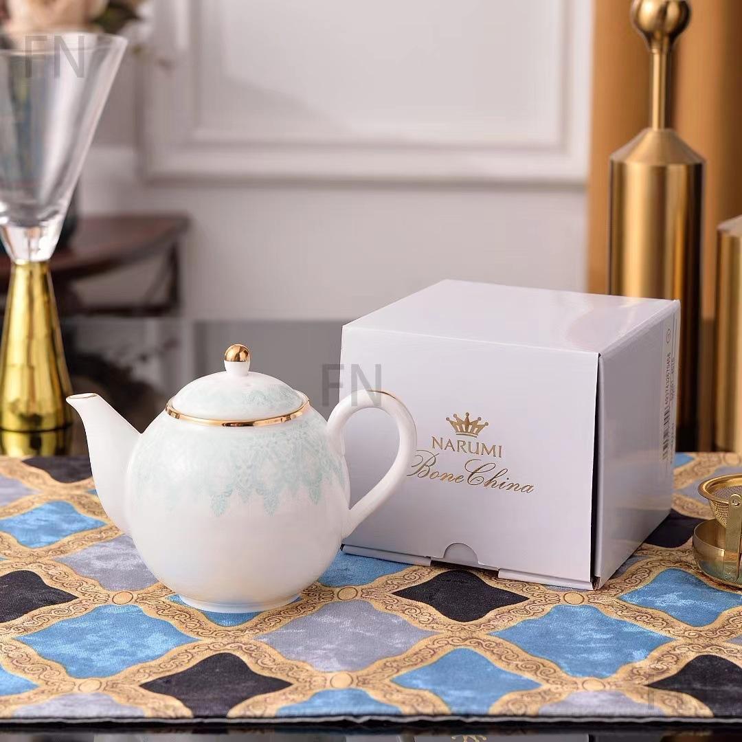 หม้อกาแฟออโรร่าสีน้ำเงินขนาด300มล. [กล่องของขวัญ]