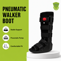 Botte orthopédique gonflable pneumatique en polyéthylène avec fixation durable et absorption des chocs pour la guérison des lésions des tissus mous